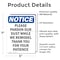 Signmission Please Pardon Our Dust While We, 5 in W x Rectangle, Vinyl Decal OS-2PACK-NS-D-57-V-17546 - alternate 3